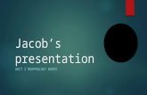 Jacob’s  presentation