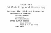 ARCH 481 3d Modeling and Rendering