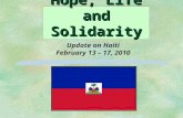 Hope, Life and Solidarity