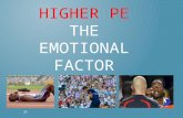 Higher PE  the Emotional Factor