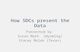 How SDCs present the Data