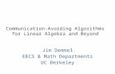 Communication-Avoiding  Algorithms for Linear Algebra and Beyond