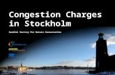Congestion Charges in Stockholm