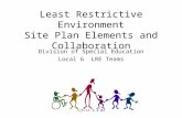 Least Restrictive Environment Site Plan Elements and Collaboration