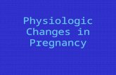 Physiologic Changes in Pregnancy
