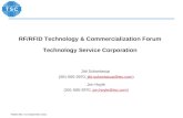 RF/RFID Technology & Commercialization Forum Technology Service Corporation