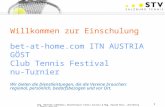 Willkommen zur Einschulung bet-at-home ITN AUSTRIA GÖST Club Tennis Festival nu-Turnier