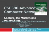 CSE390 Advanced Computer Networks