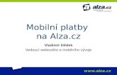 Mobilní platby  na Alza.cz