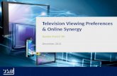 Television Viewing  Preferences &  Online Synergy
