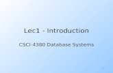 Lec1 - Introduction