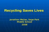 Recycling Saves Lives