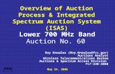Overview of Auction Process & Integrated Spectrum Auction System (ISAS)