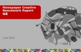 Newspaper Creative Benchmark Report  GE