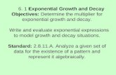 6. 1  Exponential Growth and Decay