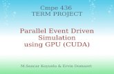 Parallel Event Driven Simulation using GPU (CUDA)