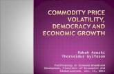 Commodity Price Volatility, Democracy and Economic Growth