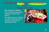 Section III:  Korea and Southeast Asia (Pages 256-259)