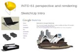 INTD 61 perspective and rendering SketchUp Intro