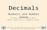 Decimals Numbers and Number Sense