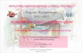 Program Requirements 2011-2012