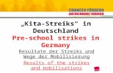 „Kita-Streiks“ in Deutschland Pre-school strikes in Germany
