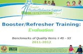 Booster/Refresher Training: Evaluation