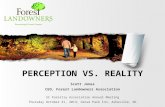 Perception vs. Reality