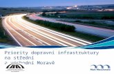 Priority dopravní infrastruktury na střední  a východní Moravě