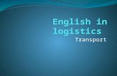 English in  logistics