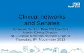 Clinical networks and Senates
