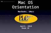 Mac OS Orientation