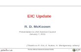 EIC Update