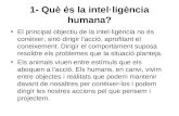 1- Què és la intel·ligència humana?