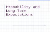 Probability and Long-Term Expectations