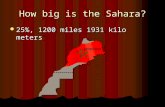 How big is the Sahara?