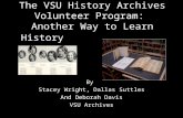 By  Stacey Wright, Dallas Suttles And Deborah Davis VSU Archives