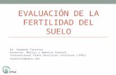Evaluación de la fertilidad del suelo