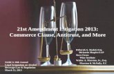 21st Amendment Litigation 2013: Commerce Clause,  Antitrust,  and More