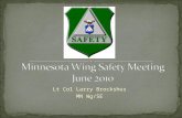 Minnesota Wing Safety Meeting June 2010