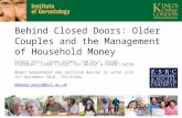 Behind Closed Doors: Older Couples and the Management of Household Money