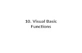 10. Visual  Basic Functions