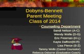 Dobyns-Bennett  Parent Meeting  Class of 2014