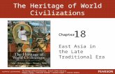 East Asia in the Late Traditional Era