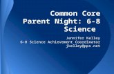 Common Core Parent Night: 6-8 Science