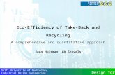 Eco-Efficiency of Take-Back and Recycling A comprehensive and quantitative approach