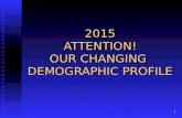 2015 ATTENTION! OUR CHANGING  DEMOGRAPHIC PROFILE