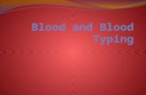 Blood and Blood Typing