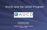 AUCD and the LEND Program