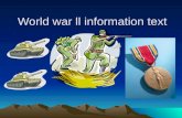 World war ll information text